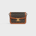 [CELINE] Medium Triomphe Canvas Triomphe Bag / Canvas & Calfskin Tan [Bag]